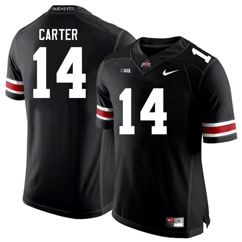 Ohio State Buckeyes #14 Ja'Had Carter College Football Jerseys Stitched-Black